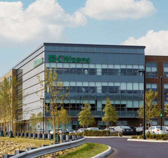 exterior of back office Westwood, MA location